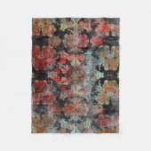 Antiek Grunge Oud handgemaakt woltapijt Sh Fleece Deken (Voorkant)