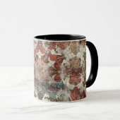 Antiek Grunge Oud handgemaakt woltapijt Sh Mok (Voorkant rechts)