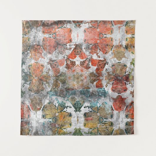 Antiek Grunge  Oud handgemaakt woltapijt Sh Wandkleed (Voorkant (horizontaal))