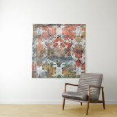 Antiek Grunge  Oud handgemaakt woltapijt Sh Wandkleed (In Situ (horizontaal))