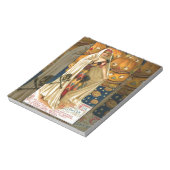 Antiek Halloween Jack O Lantern kostuum vrouw Notitieblok (Gedraaid)