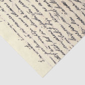 Antiek handgeschreven brief Tissuepapier (Detail)