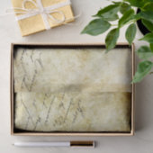 Antiek  handschrift op perkament tissuepapier (Geschenk)