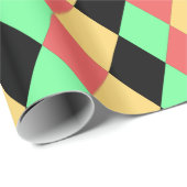 Antiek Harlequin Cadeaupapier (Rol Hoek)