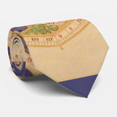 Antiek hemelse zodiakkaart,  astrologie stropdas (Opgerold)