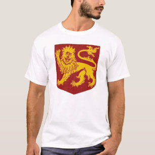 Antiek Heraldisch Leeuwontwerp T-shirt