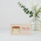 Antiek-herstelmeubelwinkel Visitekaartje (Staand voorkant)