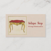 Antiek-herstelmeubelwinkel Visitekaartje (Voorkant)