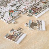 Antiek historisch historisch historisch erfgoed va legpuzzel (Zijkant)