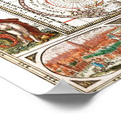 Antiek historisch historisch historisch erfgoed va poster (Hoek)