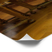 Antiek historische bibliotheek perfect poster (Hoek)