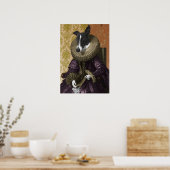 Antiek hond poster (Keuken)