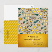 ANTIEK HONEY BEEKEEPER , BEEKEEPEND BRIEFKAART (Voorkant / Achterkant)