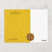 ANTIEK HONEY BEEKEEPER , BEEKEEPEND BRIEFKAART (Achterkant)