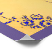 Antiek Hongaars muurdoekontwerp Poster (Hoek)