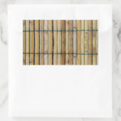 Antiek houten houten houten houten latten rechthoekige sticker (Tas)