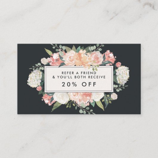 Antiek houtskool aanbevelingskaartje (Voorkant)