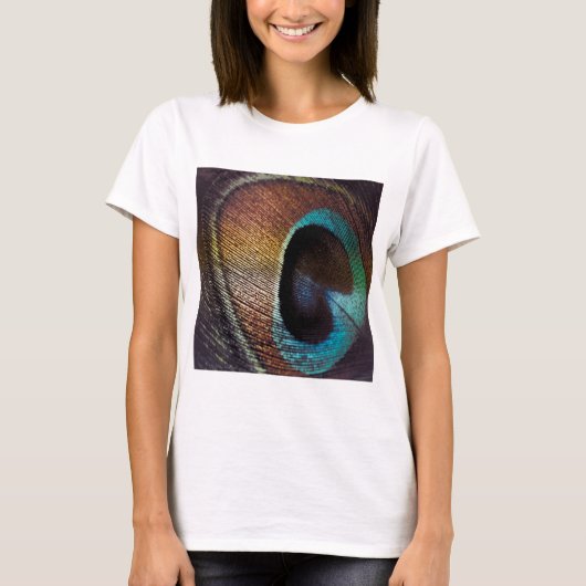 Antiek Hues Peacock Feather Eye T-shirt (Voorkant)