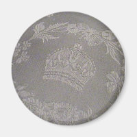 Antiek Ierse Damask met Royal Crown