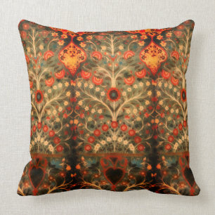 Antiek Indiaas textielontwerp Kussen