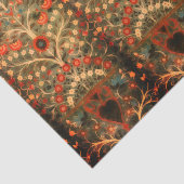 Antiek Indiaas textielontwerp Tissuepapier (Detail)