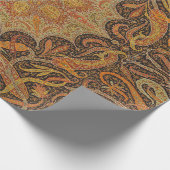 Antiek Indiase Boteh Pattern Cadeaupapier (Hoek)