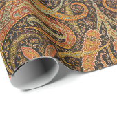 Antiek Indiase Boteh Pattern Cadeaupapier (Rol Hoek)