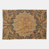 Antiek Indiase Boteh Pattern Theedoek (Horizontaal)