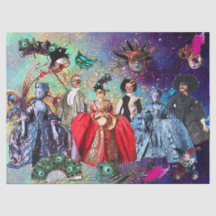 ANTIEK ITALIAANSE PARTIJ VOOR MASKERADE TISSUEPAPIER