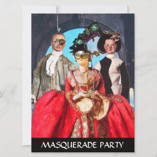 ANTIEK ITALIAANSE PARTIJ VOOR MASQUERADE COSTUME KAART