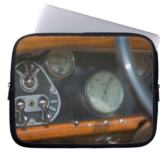 antiek jaguar 2 laptop sleeve (Voorkant)