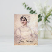 Antiek Jane Austen Portrait Briefkaart (Staand voorkant)