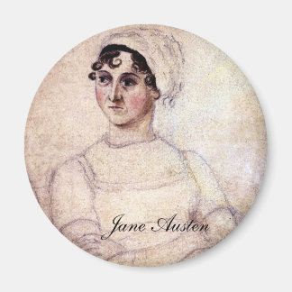 Antiek Jane Austen Portrait Magneet