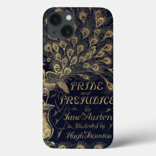 Antiek Jane Austen Pride en Prejudice Peacock iPhone 13 Hoesje