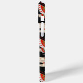 ANTIEK JAPANESE BUTTERFLIES Rood Zwart wit Case-Mate iPhone Case (Achterkant / Links)