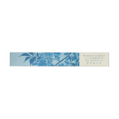 Antiek Japans blauw Cherry Blossom Adres (Individueel)