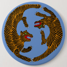 Antiek Japans Folk Art Tigers