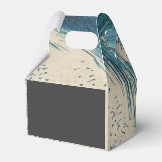 Antiek Japanse Blue Waves Ocean Print Bedankdoosjes (Achterkant)