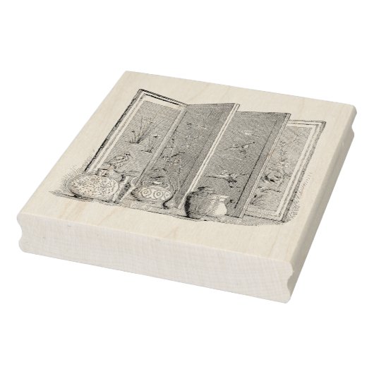 Antiek Japanse kamer Divider Rubber Kunststempel Rubberstempel (Stempel)