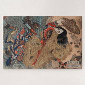 Antiek Japanse kunstheld Legpuzzel (Horizontaal)