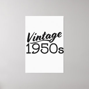 Antiek jaren 50 canvas afdruk
