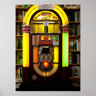 Antiek Jukebox Poster
