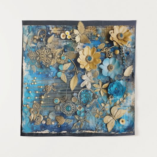 Antiek junk papier tapijt wandkleed (Voorkant (horizontaal))