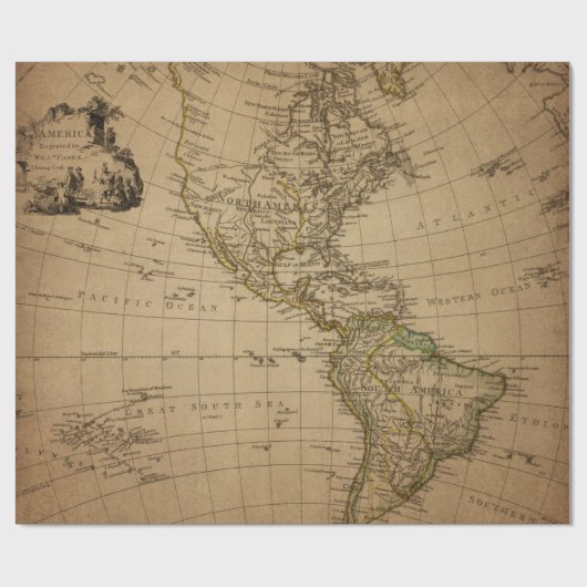 Antiek kaarsen Stijl 16 het Verpakkende Roll van h Cadeaupapier (Vlak)