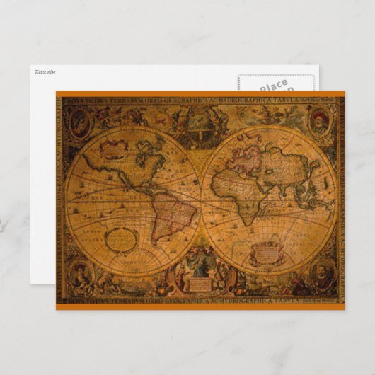 ANTIEK KAART (Voorkant / Achterkant)