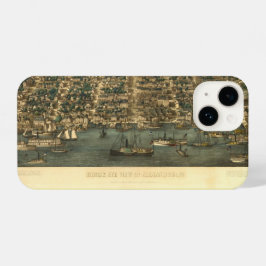 Antiek  Kaart Alexandria VA 1863 iPhone 14 Hoesje