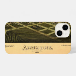 Antiek  kaart Ardmore Oklahoma 1891 iPhone 14 Hoesje