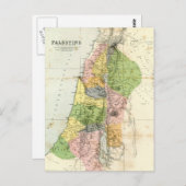 Antiek kaart - Biblical Palestine (Voorkant / Achterkant)