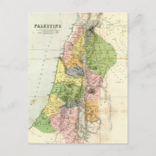 Antiek kaart - Biblical Palestine