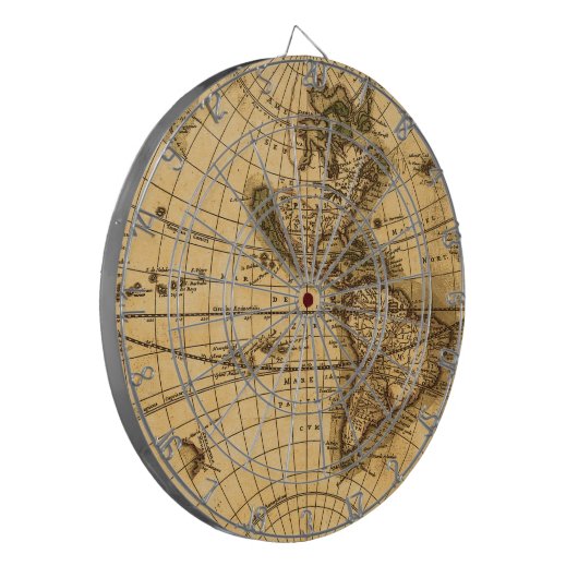 Antiek kaart dartbord (Voorkant Links)